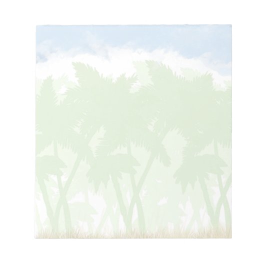 Palm Tree Notepad Notizblock (Vorderseite)