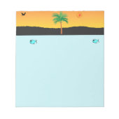 Palm Tree Notepad Notizblock (Vorderseite)