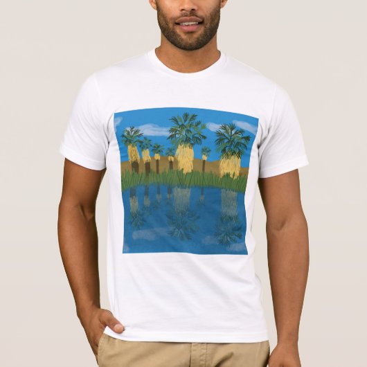 Palm Tree Oasis T-Shirt (Vorderseite)
