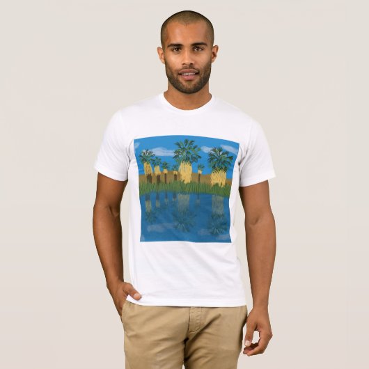 Palm Tree Oasis T-Shirt (Vorne ganz)