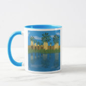 Palm Tree Oasis Tasse (Links)