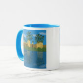 Palm Tree Oasis Tasse (Vorderseite Links)