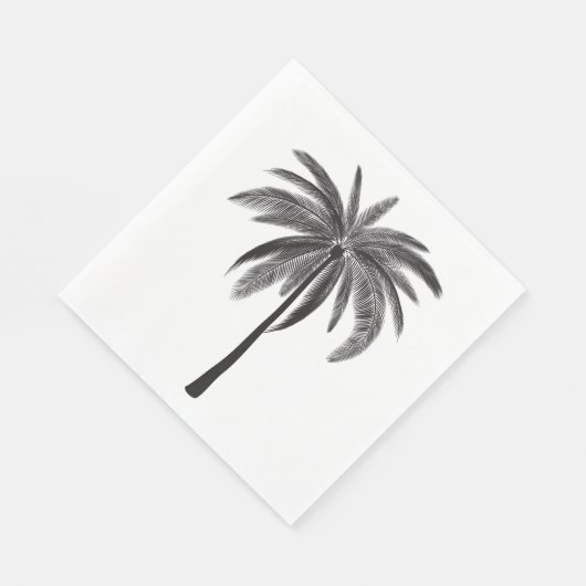 Palm Tree Paper Napkin Serviette (Ecke)
