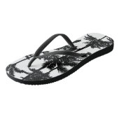 Palm Tree Pattern Badesandalen (Schrägansicht)