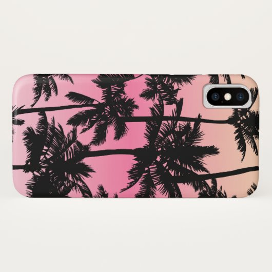 Palm Tree Pattern Case-Mate iPhone Hülle (Rückseite (Horizontal))