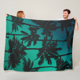 Palm Tree Pattern Fleecedecke