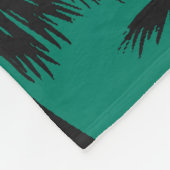 Palm Tree Pattern Fleecedecke (Ecke)