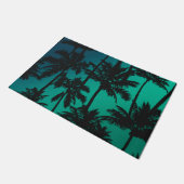 Palm Tree Pattern Fußmatte (Schrägansicht)