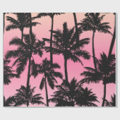 Palm Tree Pattern Geschenkpapier (Flach)