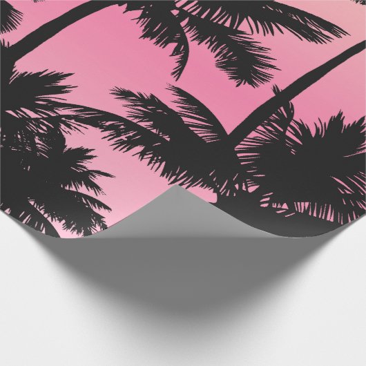 Palm Tree Pattern Geschenkpapier (Ecke)