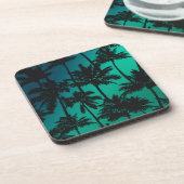 Palm Tree Pattern Getränkeuntersetzer (Linke Seite)