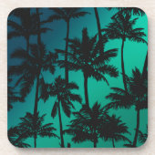 Palm Tree Pattern Getränkeuntersetzer (Vorderseite)