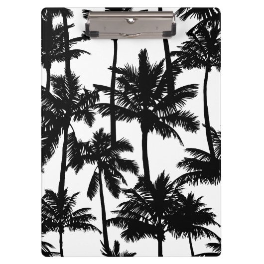 Palm Tree Pattern Klemmbrett (Vorderseite)