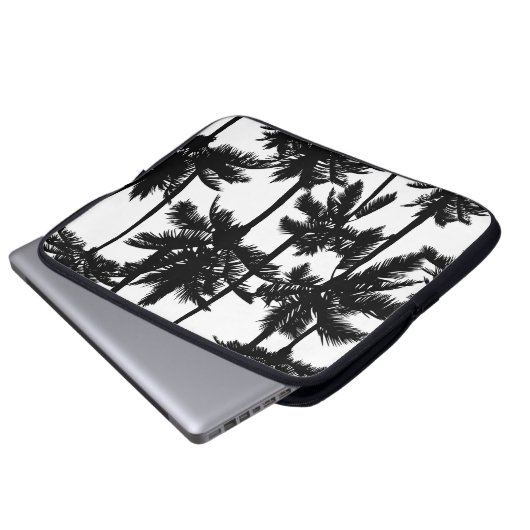 Palm Tree Pattern Laptopschutzhülle (Vorne Knopf)