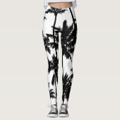 Palm Tree Pattern Leggings (Vorderseite)