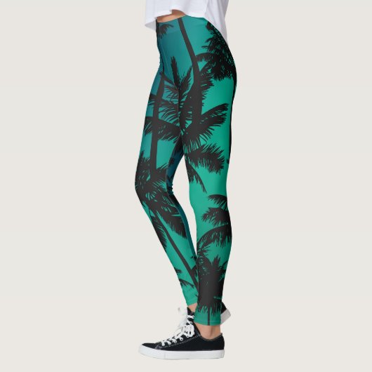Palm Tree Pattern Leggings (Links)