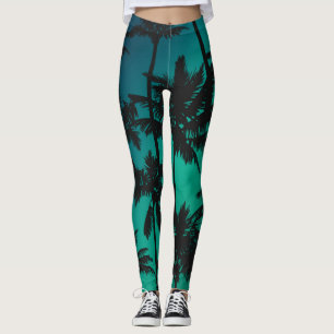 Palm Tree Pattern Leggings