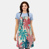 Palm tree pattern schürze (Getragen)