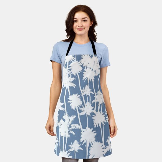Palm tree pattern schürze (Getragen)