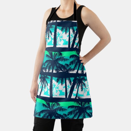 Palm tree pattern schürze (InSitu)