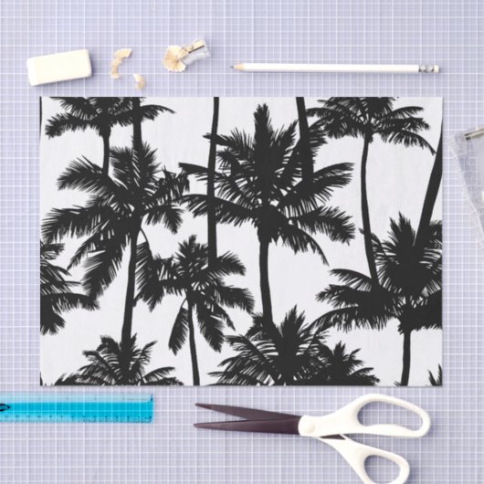 Palm Tree Pattern Seidenpapier (Handwerk)