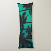 Palm Tree Pattern Seitenschläferkissen (Rückseite (Vertikal))