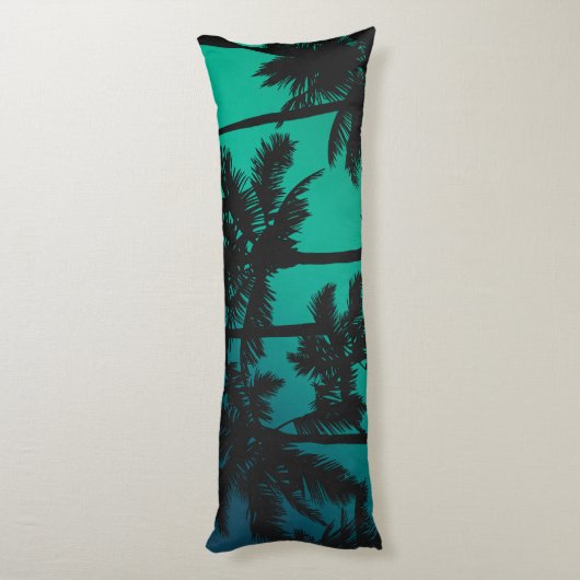 Palm Tree Pattern Seitenschläferkissen (Rückseite (Vertikal))