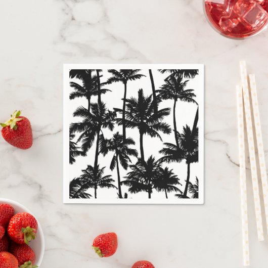 Palm Tree Pattern Serviette (Beispiel)