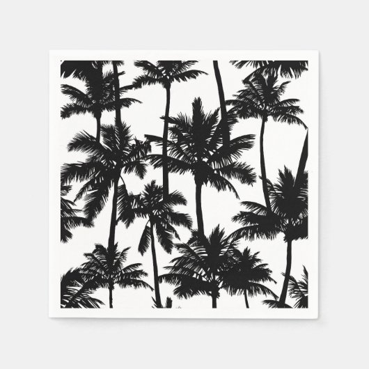 Palm Tree Pattern Serviette (Vorderseite)