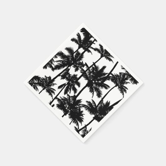 Palm Tree Pattern Serviette (Ecke)