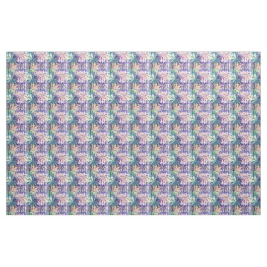 Palm Tree Pattern Stoff (Yard (91,4 cm))