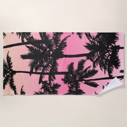 Palm Tree Pattern Strandtuch (Vorderseite)