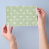 palm tree patterned scrapbooking paper flyer (Handgriff)