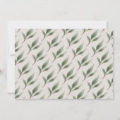 Palm Tree Personalisiert Vacation Rentals Realtor Mitteilungskarte (Rückseite)