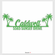 Palm Tree Personalisierte Postfachadresse