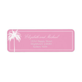 Palm Tree Pink Elegante Moderner Chic