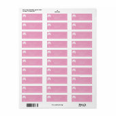 Palm Tree Pink Elegante Moderner Chic (Vorne)