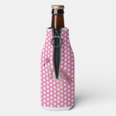 Palm Tree Pink Flamingo Flamingos kann Flasche Coo Flaschenkühler (Flasche Rückseite)