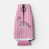 Palm Tree Pink Flamingo Flamingos kann Flasche Coo Flaschenkühler (Rückseite)