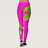 Palm Tree Pink Leggings (Rückseite)