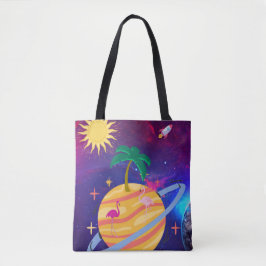 Palm Tree Planet Tasche