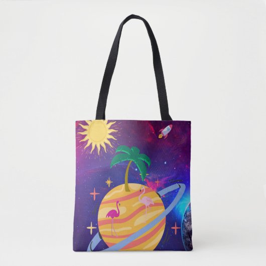 Palm Tree Planet Tasche (Vorderseite)