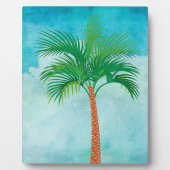 Palm Tree Plaque Fotoplatte (Vorderseite)