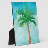 Palm Tree Plaque Fotoplatte (Seite)