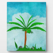 Palm Tree Plaque Fotoplatte (Vorderseite)