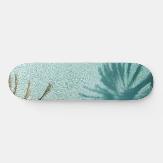 Palm Tree Pool Dream #2 #wall #art Skateboard (Horizontal)