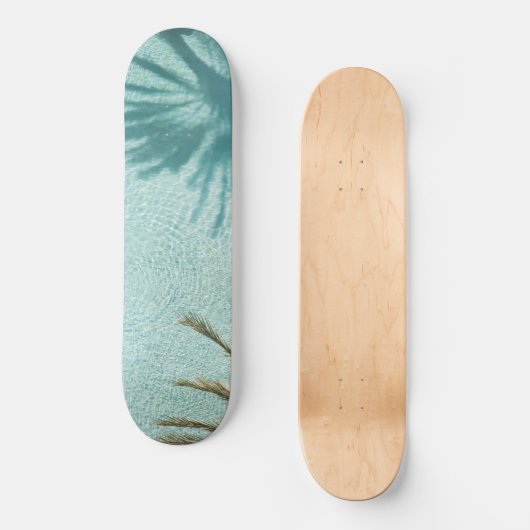 Palm Tree Pool Dream #2 #wall #art Skateboard (Vorderseite)