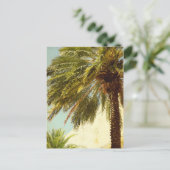 Palm Tree Postcard Postkarte (Stehend Vorderseite)