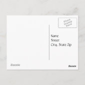 Palm Tree Postcard Postkarte (Rückseite)