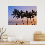 Palm tree poster (Küche)